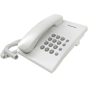 Σταθερό Ψηφιακό Τηλέφωνο Panasonic KX-TS500EXW Λευκό.