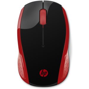HP 200 Empress Red Wireless Mouse.