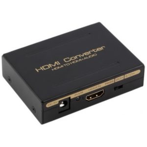ANGA CHM-A3 Adapter HDMI in και HDMI out με έξοδο Ήχου RCA & Toslink Ιδανικό για να πάρετε έξοδο ήχου από συσκευές με έξοδο HDMI που δεν έχουν (δεν περιλαμβάνει τροφοδοτικό 5V/1A).
