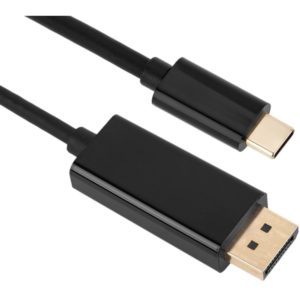 POWERTECH καλώδιο USB-C σε DisplayPort PTH-071, 4K/60Hz, 2m, μαύρο PTH-071.