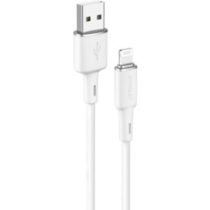 Καλώδιο σύνδεσης Acefast C2-02 USB-A σε Lightning 2.4A Apple Certified MFI 1.2m Λευκό.