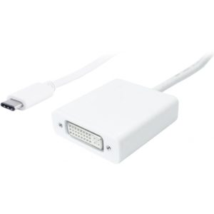 POWERTECH αντάπτορας USB Type-C σε DVI PTH-036, 4K, λευκό PTH-036.