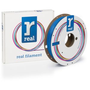 REAL PETG 3D Printer Filament - Blue - spool of 0.5Kg - 1.75mm (REFPETGSBLUE500MM175).