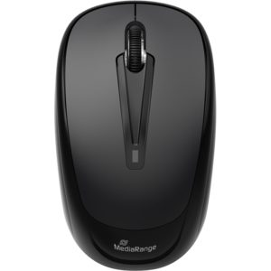 MediaRange Optical Mouse Wireless 3-Button (Black, Wireless) (MROS216).