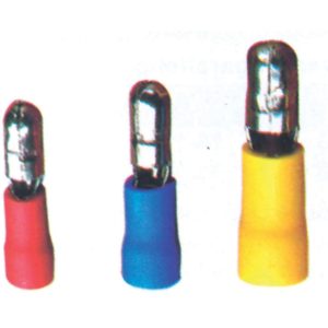 Ακροδέκτης κυλινδρικός, αρσενικός, κόκκινος, για καλώδιο 0,25-1,5mm2 (50 τεμ.) (70495).
