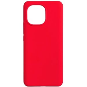 Θηκη Liquid Silicone για Xiaomi Mi 11 Κοκκινη. (0009096015)