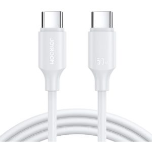JOYROOM καλώδιο USB-C S-CC060A9, 60W, 1m, λευκό S-CC060A9-WH.