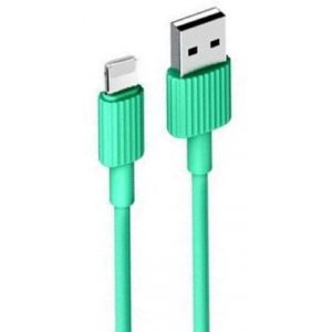 XO NB156 USB Καλώδιο for Lightning Πράσινο.