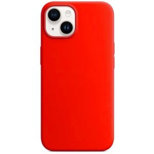 Θηκη Liquid Silicone για Apple iPhone 14 Κοκκινη. (0009096541)