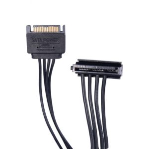 Orico DC15P-PX4 1 to 4 hard drive power cable. 15 PIN 20cm