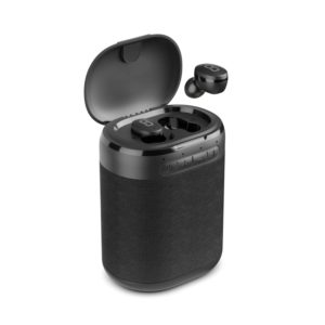 LEDWOOD VERSA Φορητό ηχείο nomad Speaker 5W + ακουστικά TWS LD-ST-6-BLK.( 3 άτοκες δόσεις.)