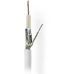 NEDIS CSBR4015WT1000 Coax Cable Coax 9 (KOKA 799) 100 m Reel White NEDIS.( 3 άτοκες δόσεις.)