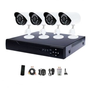 Ενσύρματο καταγραφικό δικτύου με 4 κάμερες - CCTV Security Recording System - 020231( 3 άτοκες δόσεις.)