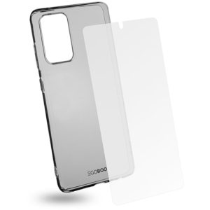 EGOBOO Tempered Glass + Case TPU Transparent (Samsung A52)