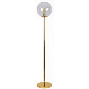 Home Lighting SE 3000-1 GOLD FLOOR LAMP GLOBE CLEAR 77-4480( 3 άτοκες δόσεις.)
