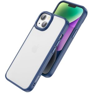 Θήκη Hoco Golden Shield Frosted Protective για Apple iPhone 14 Plus Μπλε.