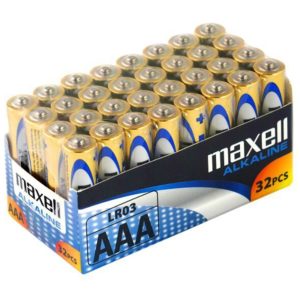 Αλκαλική Μπαταρία Maxell Alkaline LR03/AAA Alkaline Battery 32τμχ (M49025) (MAX49025).