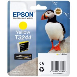Epson Μελάνι Inkjet T3244 Yellow (C13T32444010) (EPST324440).