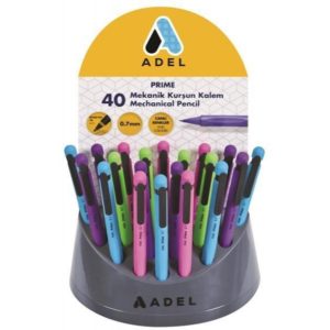 Adel μηχανικό μολύβι Vivid με σβήστρα 0,7mm (Σετ 60τεμ).( 3 άτοκες δόσεις.)
