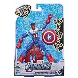 Hasbro Marvel: Avengers Bend and Flex - Captain America Action Figure (15cm) (F0971).