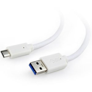 CABLEXPERT USB 3.0 AM TO TYPE-C CABLE 1,8M WHITE CCP-USB3-AMCM-6-W