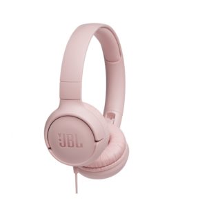 JBL Tune 500. OnEar Universal Headphones 1-button Mic/Remote Pink.