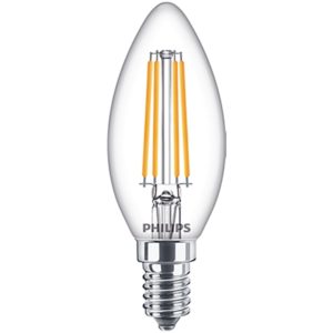 Philips E14 LED Warm White Filament Candle Bulb 6.5W (60W) (LPH02439) (PHILPH02439).