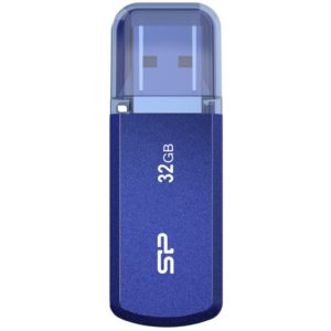 SILICON POWER USB Flash Drive Helios 202, 32GB, USB 3.2, μπλε SP032GBUF3202V1B.