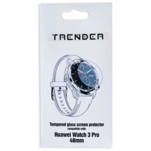Tempered Glass Screen Protector Trender TR-PRO-HWPRO-48 for Huawei Watch Pro3 48mm.