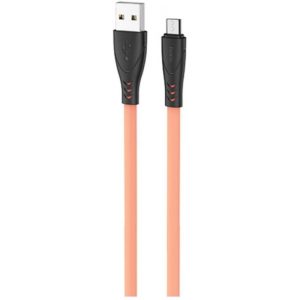 Καλώδιο σύνδεσης Hoco X42 USB σε Micro-USB 2.4A Fast Charging με Ανθεκτική Σιλικόνη Κίτρινο 1m.