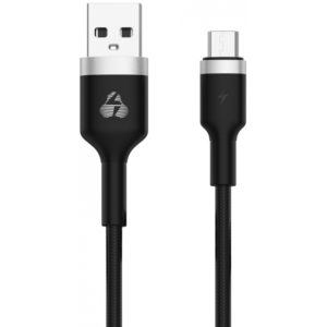 POWERTECH καλώδιο USB σε Micro USB metal PTR-0094, 15W 3A, 1m, μαύρο PTR-0094.