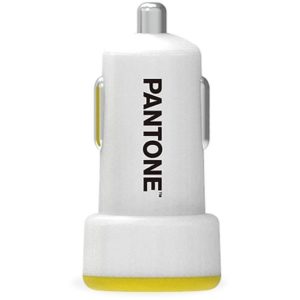 Pantone Car Charger Yellow 2.1A PT-DC1USBY.