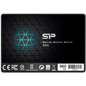 SILICON POWER SSD Slim S55 960GB, 2.5, SATA III, 560-530MB/s, 7mm, TLC SP960GBSS3S55S25.( 3 άτοκες δόσεις.)