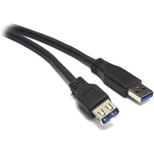 G&BL USB Cable USBA-M/USBA-F L.1,8m - Μαύρο