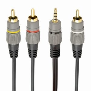 CABLEXPERT 3,5MM 4-PIN TO RCA AUDIO-VIDEO CABLE 1,5M CCAP-4P3R-1.5M