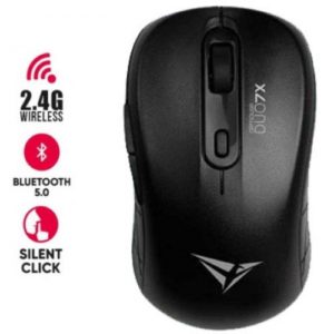 ALCATROZ SILENT AIRMOUSE DUO 7X WIRELESS/BT MOUSE BLACK AMD7XB