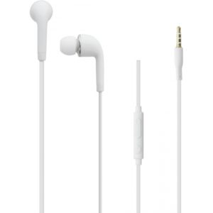 LAMTECH MOBILE EARPHONES WITH MIC WHITE LAM073036