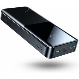 Joyroom JR-T014 Power Bank 20000mAh 15W με 2 Θύρες USB-A και Θύρα USB-C Power Delivery / Quick Charge 3.0 Μαύρο.
