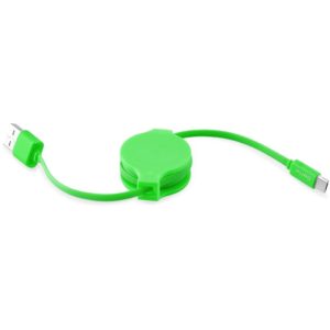 Puro Καλώδιο Φόρτισης και Μεταφοράς Δεδομένων Micro USB - Πράσινο