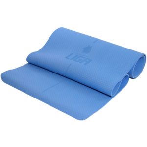 TPE yoga mat (original) 183cm61cm0,6cm (LIGHT BLUE) LIGASPORT TPE-1LB