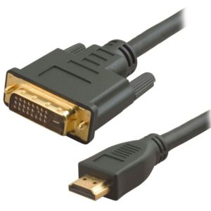 POWERTECH καλώδιο HDMI 19pin σε DVI 24+1 CAB-H024, Dual Link, μαύρο, 3m CAB-H024.