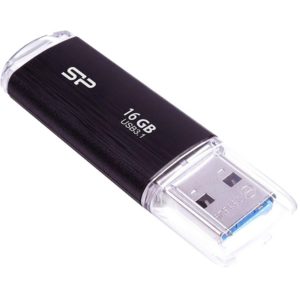 SILICON POWER USB Flash Drive Blaze B02 , 16GB, USB 3.2 Gen 1, Black SP016GBUF3B02V1K.
