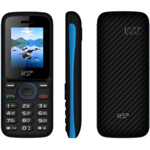 NSP 1800DS BLACK / BLUE (Ελληνικό Μενού) Κινητό τηλέφωνο Dual SIM με Bluetooth και οθόνη 1.8″.