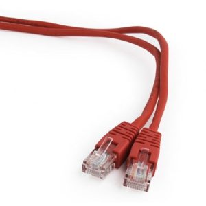 CABLEXPERT CAT5E UTP PATCH CORD 0.5M RED PP12-0.5M/R