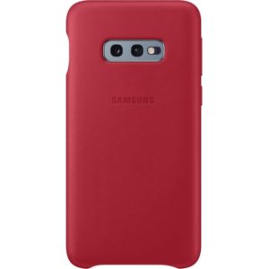 Θήκη Faceplate Samsung Leather Cover EF-VG970LREGWW για SM-G970F Galaxy S10e Κόκκινη.