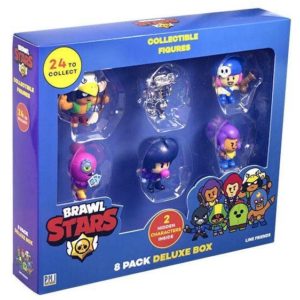 P.M.I. Brawl Stars Collectible Figures - 8 Pack Deluxe Box - Including 2 rare hidden characters (S1) (Random) (BRW2070).( 3 άτοκες δόσεις.)