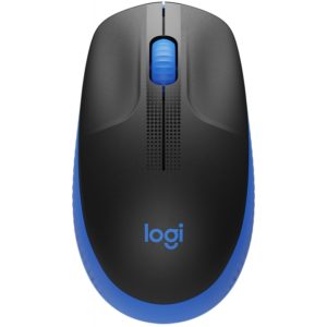 Logitech M190 Full-Size Wireless Mouse Blue (910-005907).