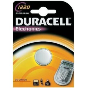Duracell Electronics Μπαταρία Λιθίου Ρολογιών CR1220 3V 1τμχ (DECR1220)(DURDECR1220).