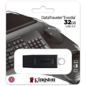 Kingston Flash USB 3.2 32GB DT Exodia - DTX32GB. DTX/32GB.