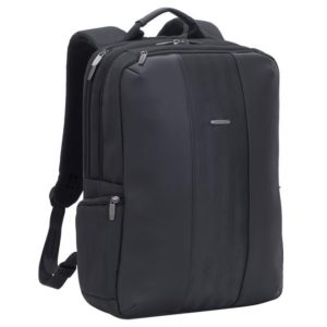 RivaCase 8165 Narita black Laptop business backpack 15.6 Τσάντα μεταφοράς Laptop 8165BLA( 3 άτοκες δόσεις.)